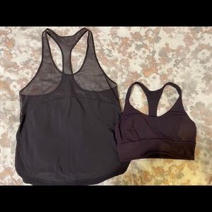 Lululemon Tank-top and Sports Bra Set
